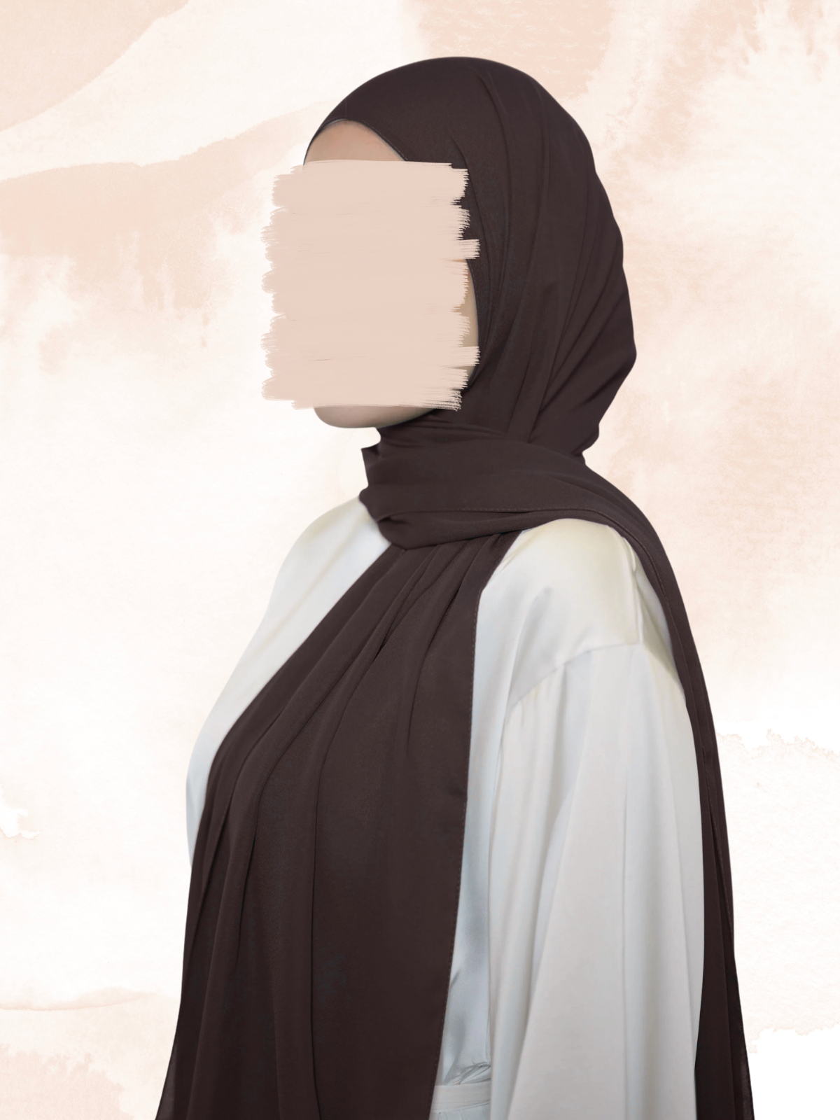 2 light hijab marron foncé 200