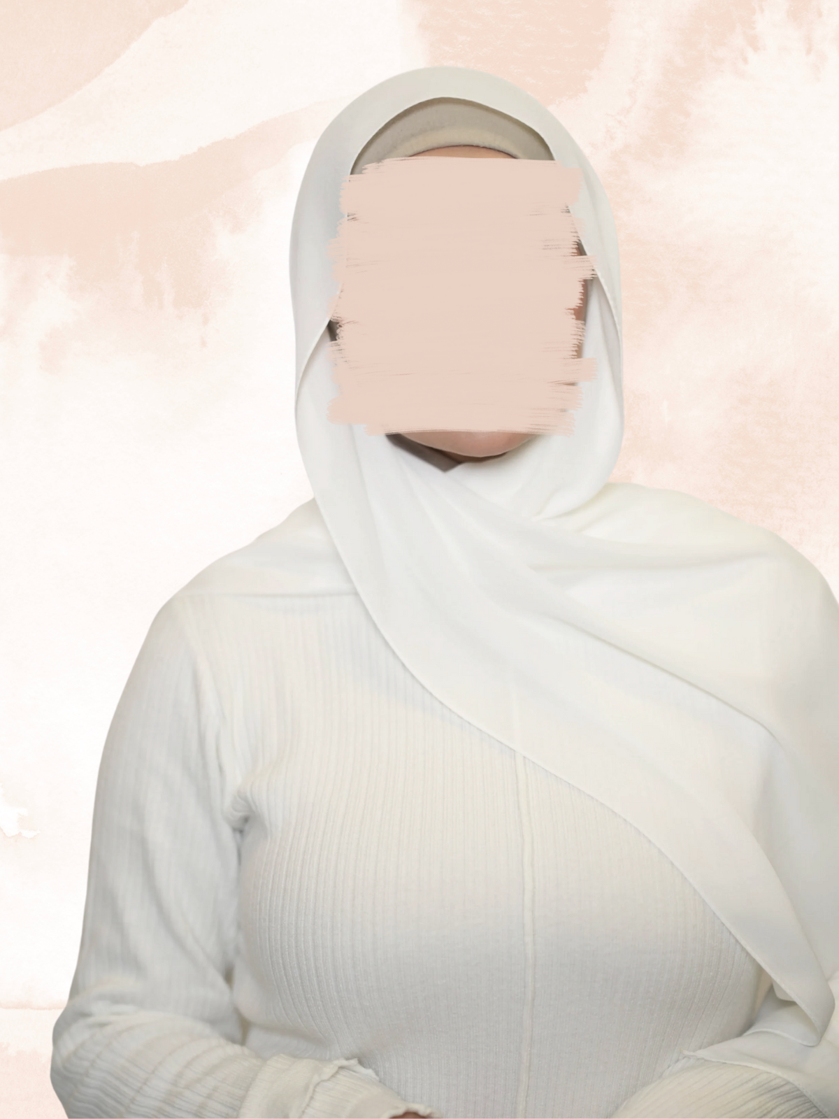 7 light hijab blanc 100