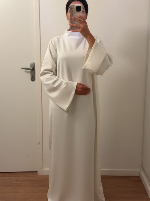 Robe longue col haut pour grande