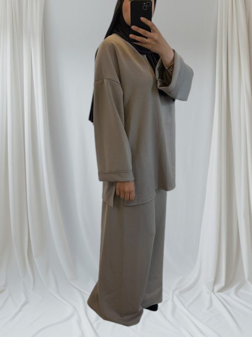 Ensemble sportswear pull long
