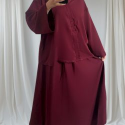 ensemble japandi mastour bordeaux 2