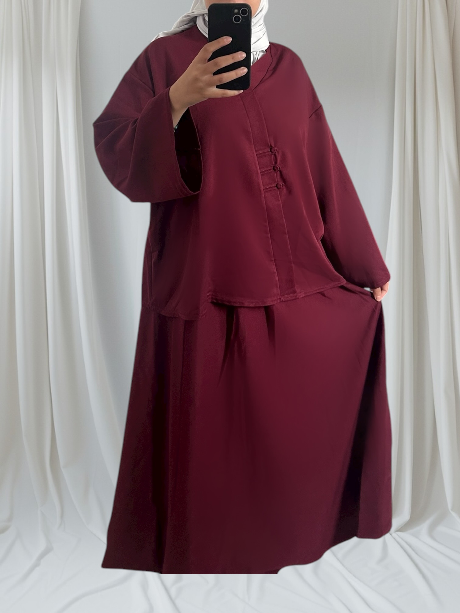 ensemble japandi mastour bordeaux 2