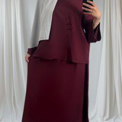 ensemble japandi mastour bordeaux 4