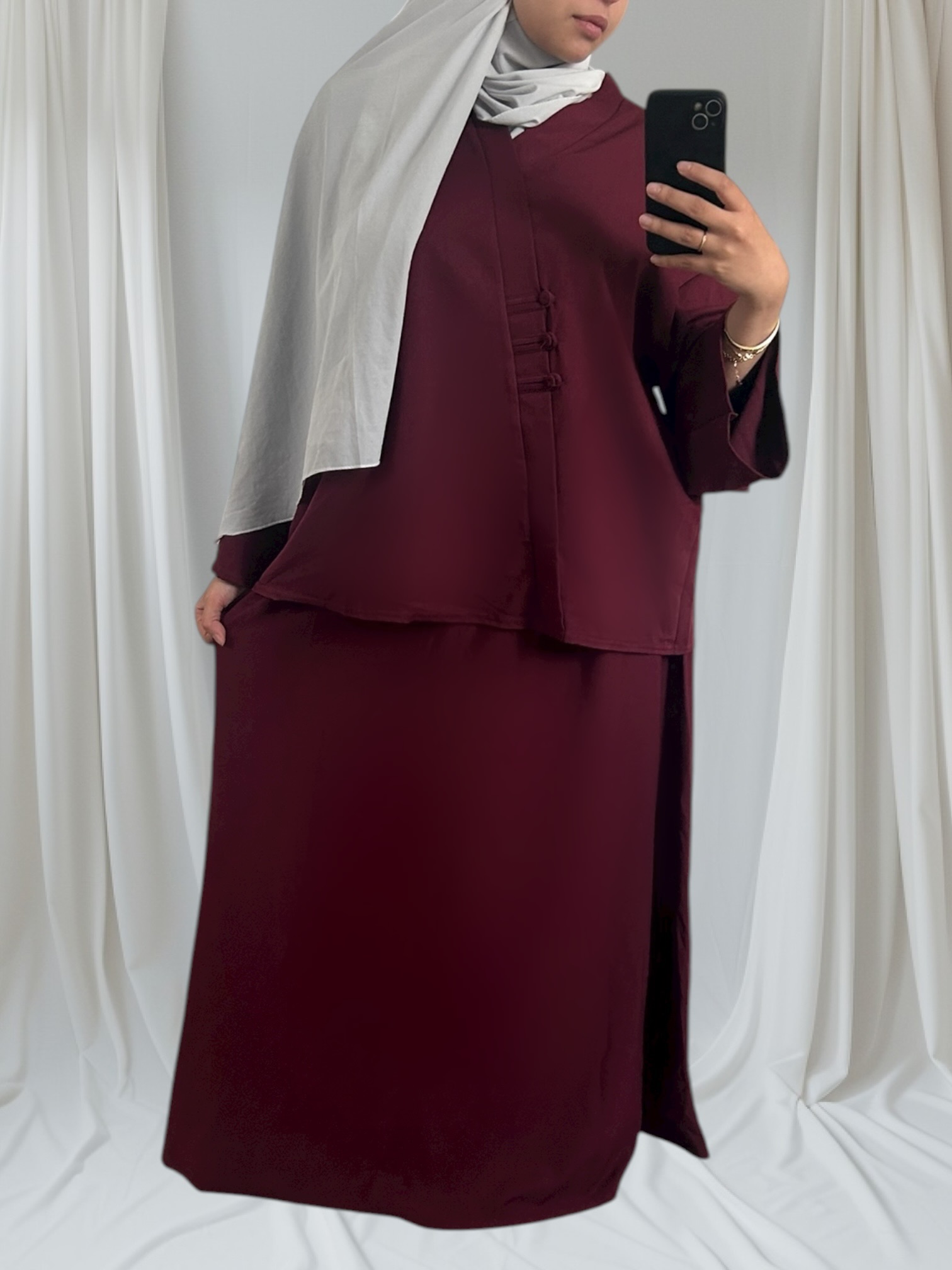 ensemble japandi mastour bordeaux 4