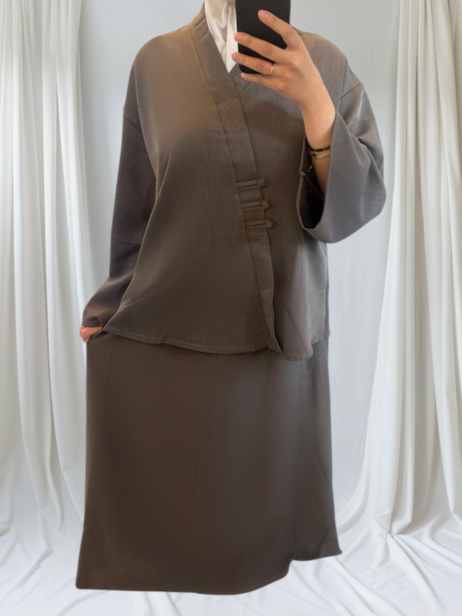 ensemble japandi mastour taupe