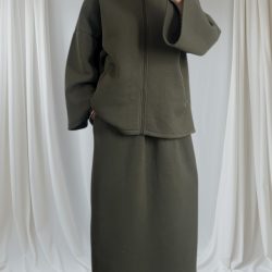 ensemble jupe kaki 2