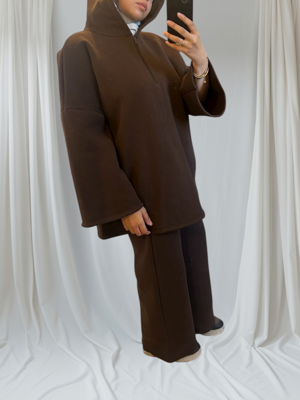 Ensemble sportswear épais à capuche qualité premium – Image 11