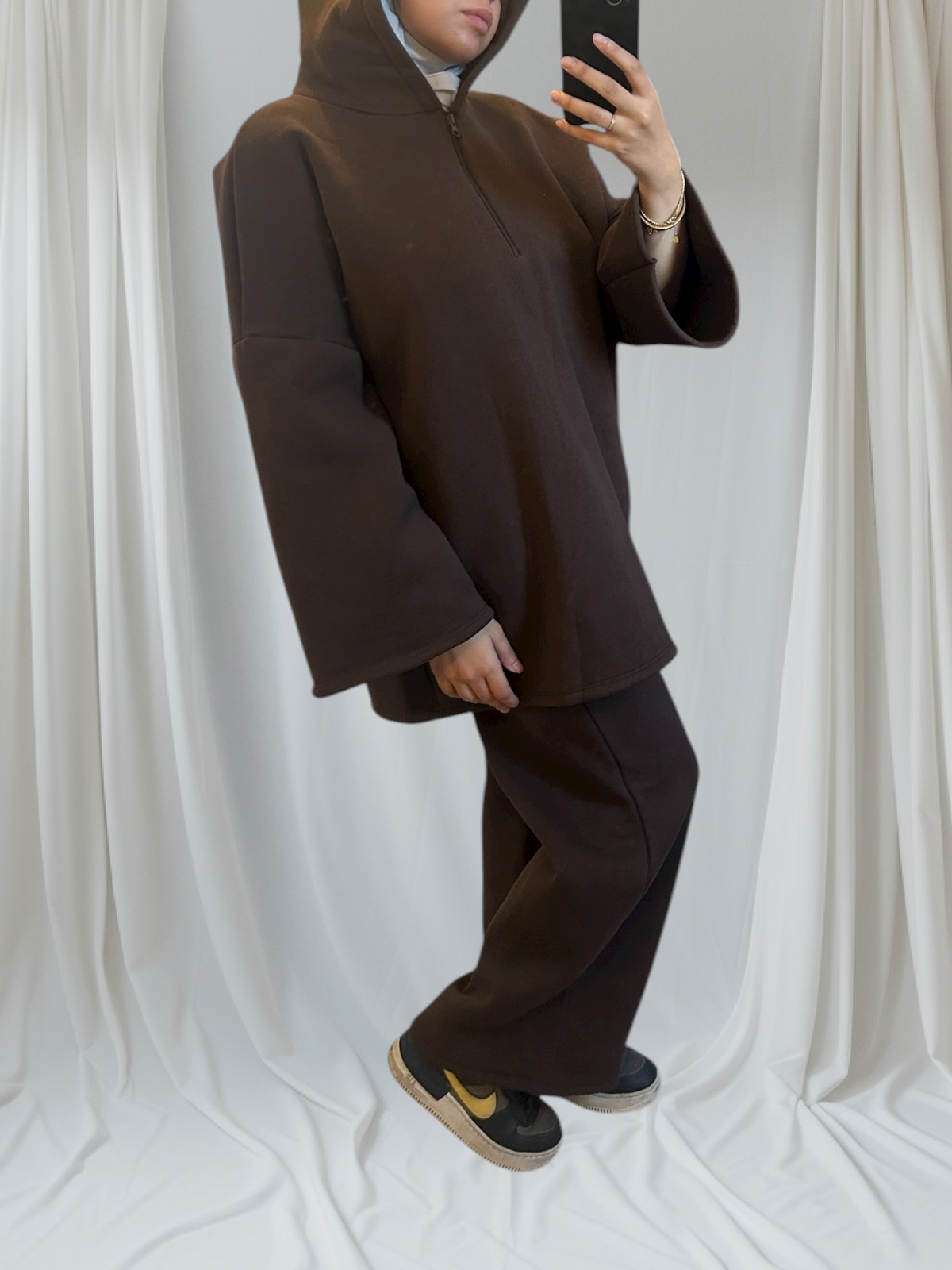 Ensemble sportswear épais à capuche qualité premium – Image 12