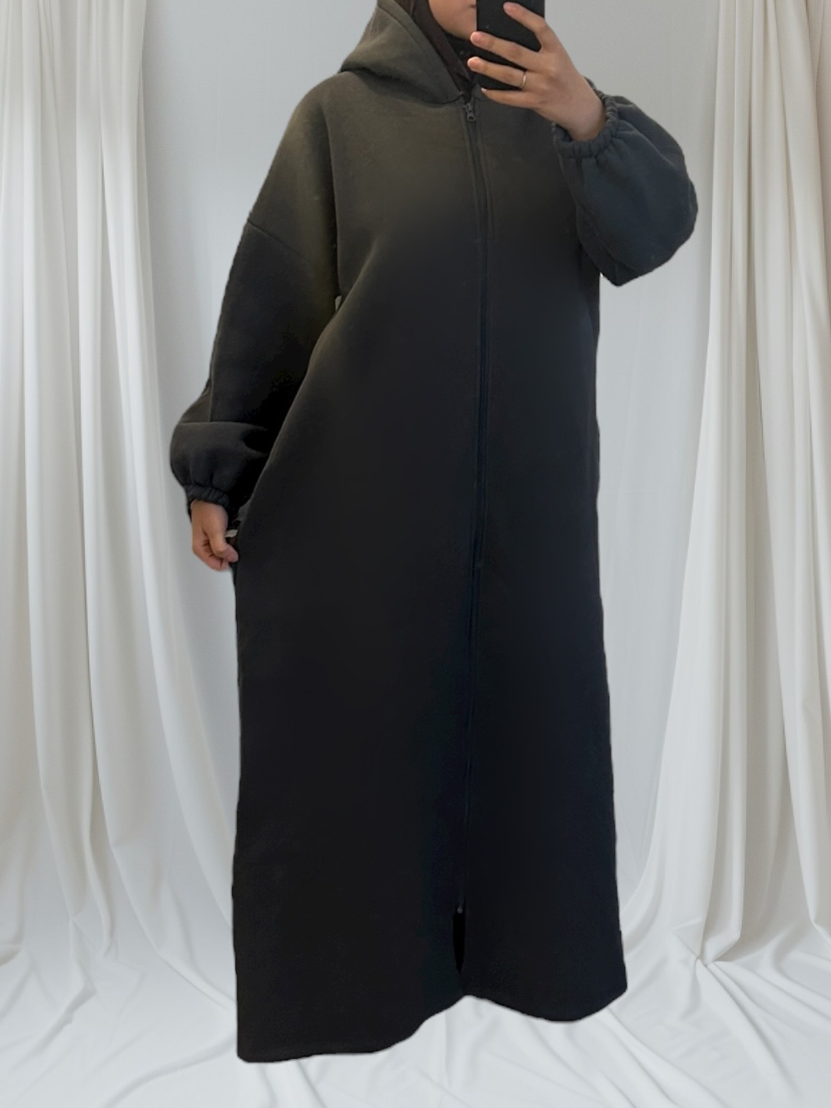 Gilet long mastour et confort en coton épais – Image 1
