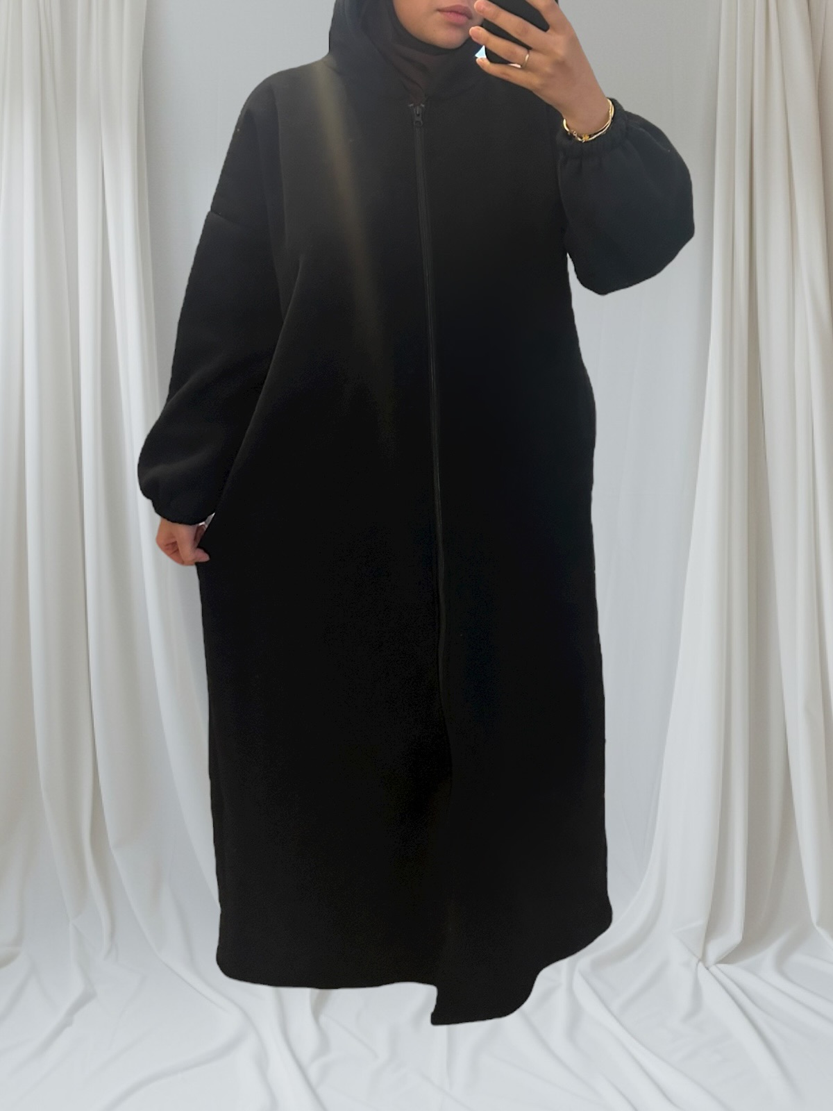 Gilet long mastour et confort en coton épais – Image 12