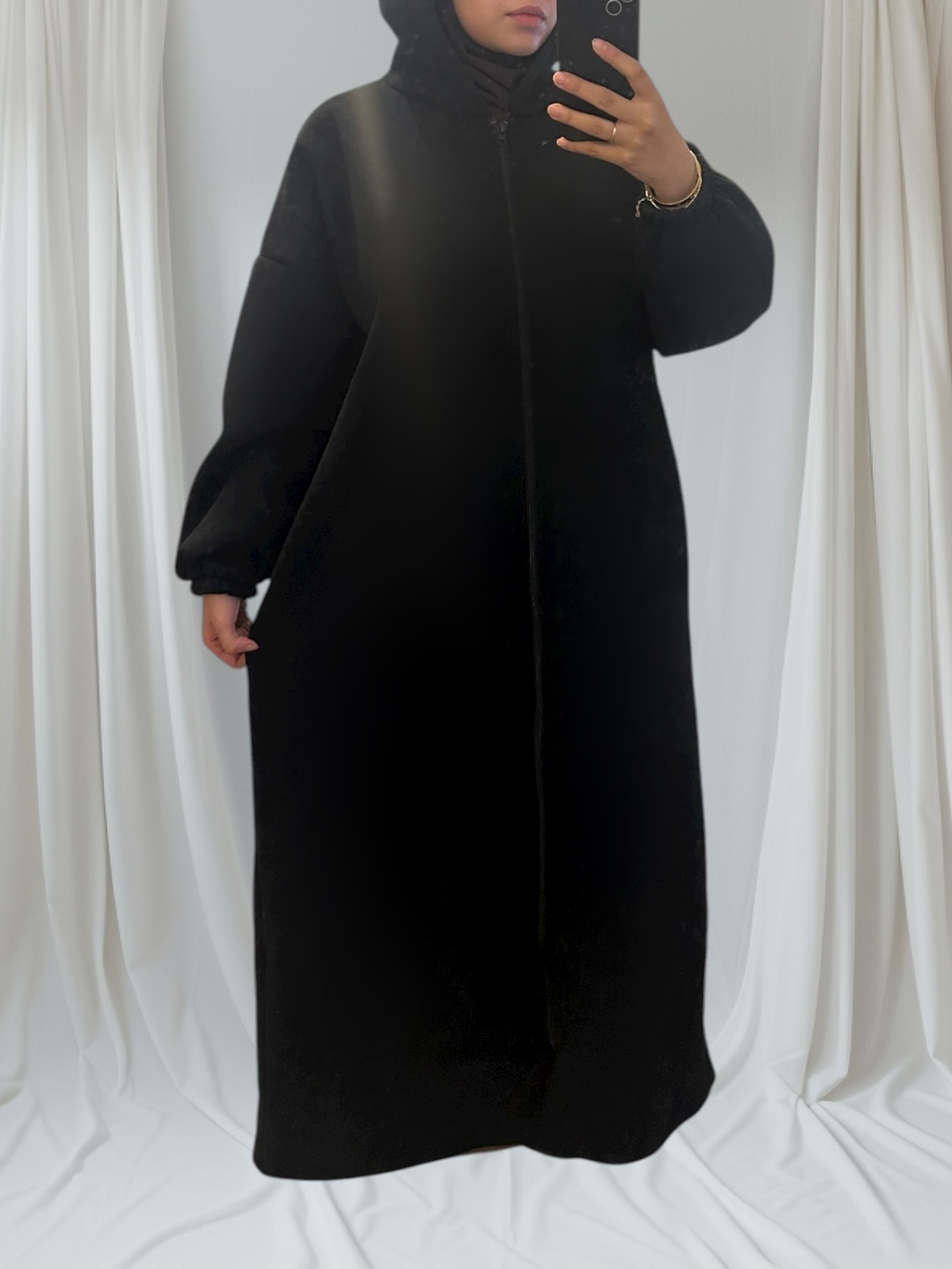 Gilet long mastour et confort en coton épais – Image 13