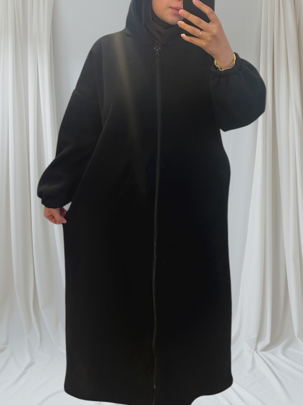 Gilet long mastour et confort en coton épais – Image 1