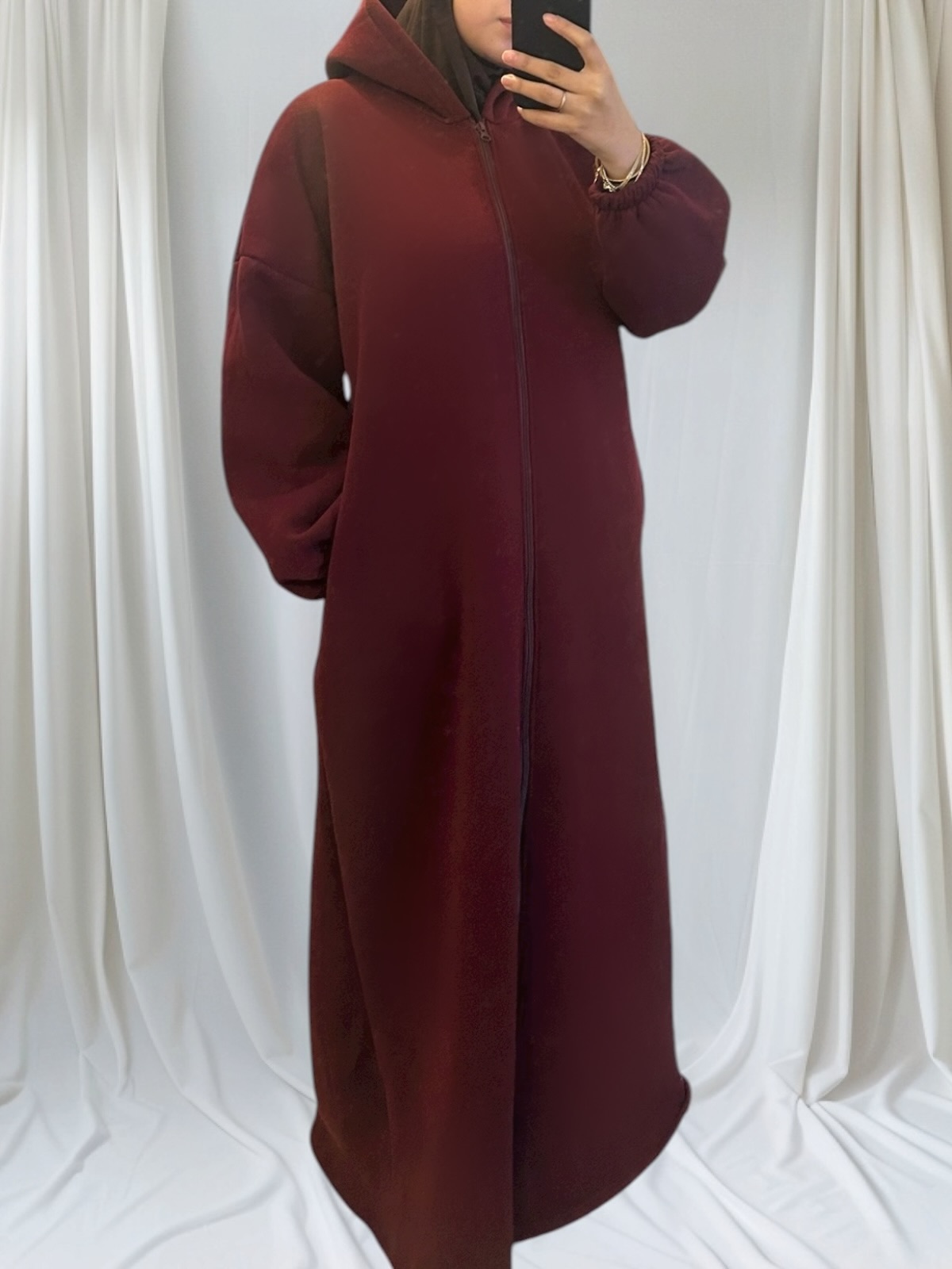 Gilet long mastour et confort en coton épais – Image 16