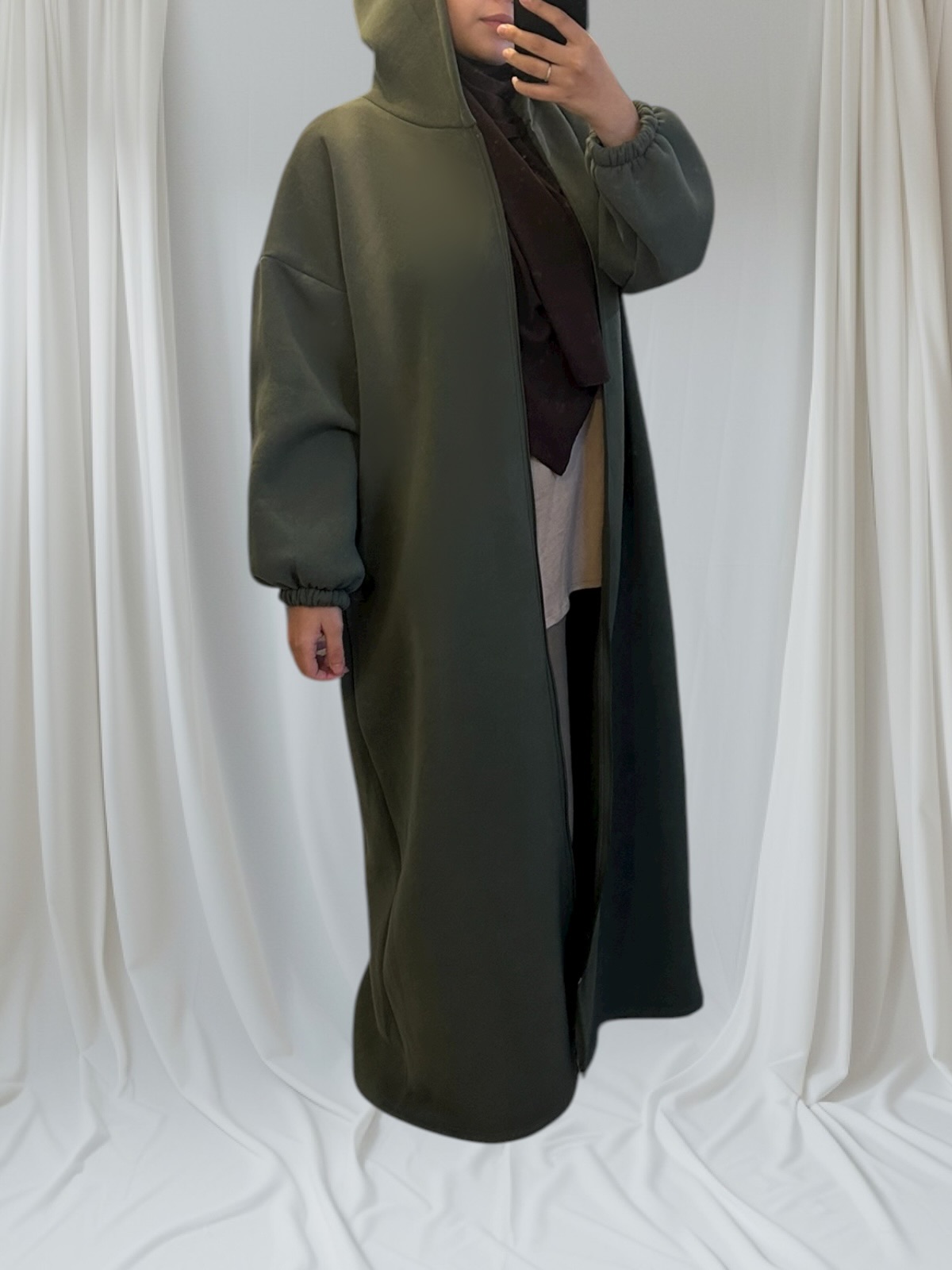 Gilet long mastour et confort en coton épais – Image 1