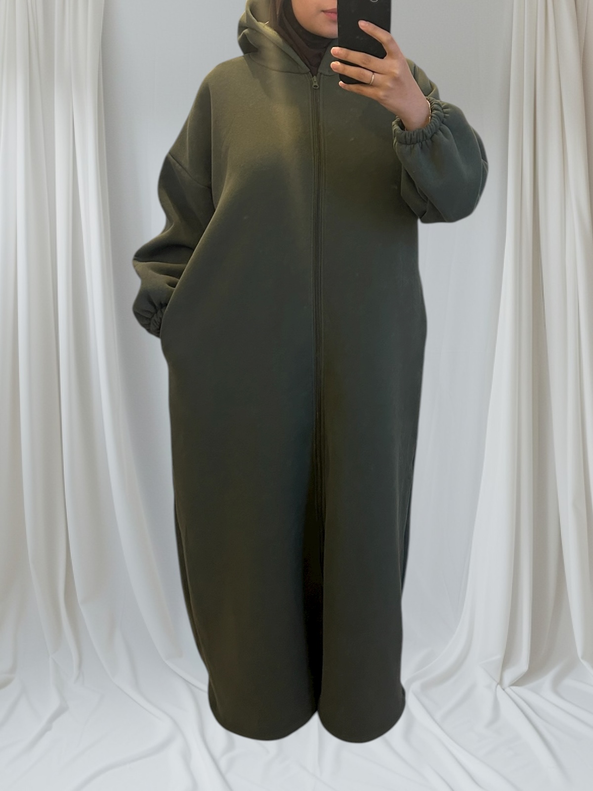 Gilet long mastour et confort en coton épais – Image 20